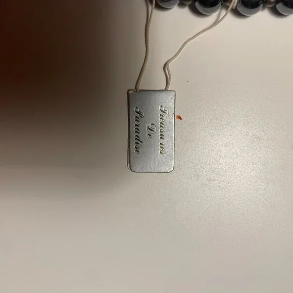 Hematite Necklace 30" New with Tag 95 grams - Picture 4 of 9